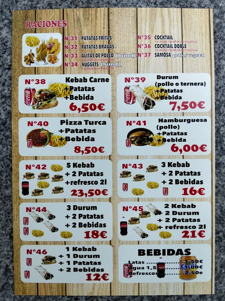 Menu_Dubai Doner Kebab_Guareña_immagine_1