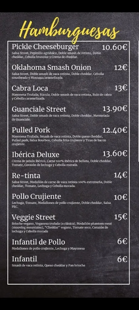 Menu_STREET BURGER_Jerez de los Caballeros_image_4