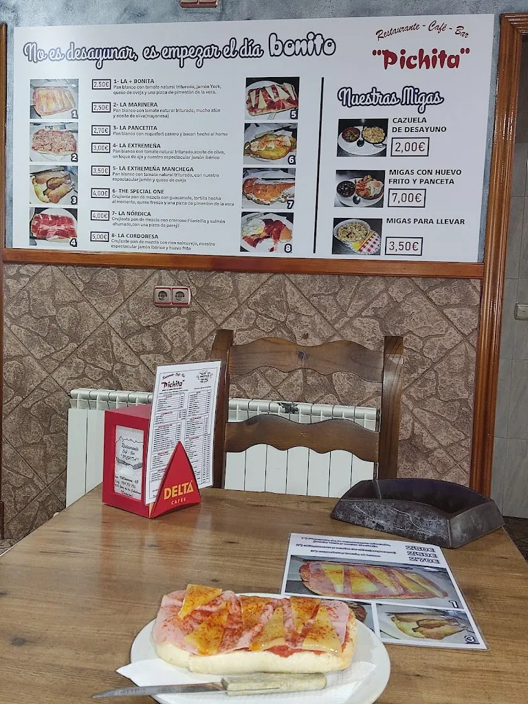Menu_Café Bar Restaurante Pichita_Jerez de los Caballeros_image_3
