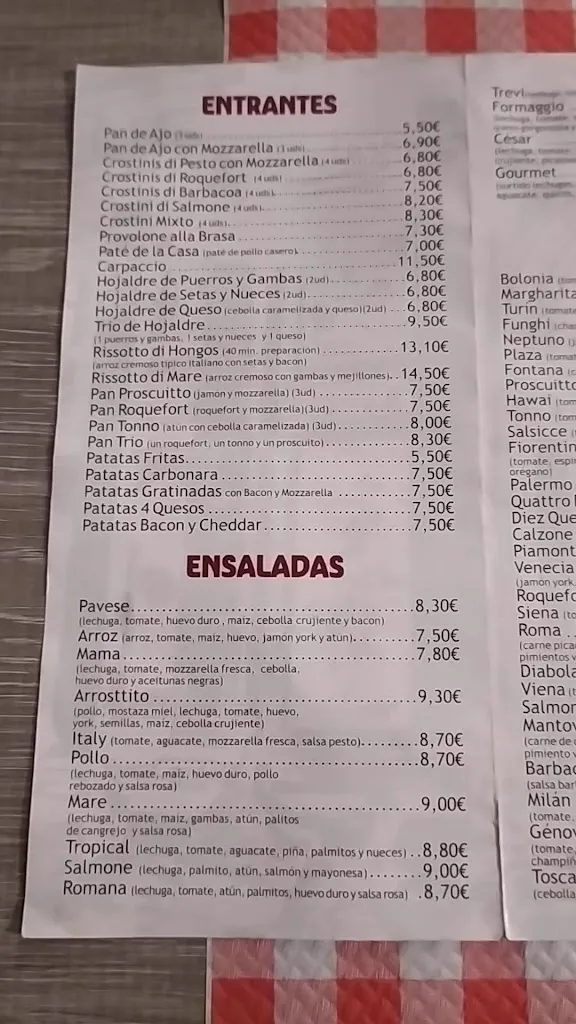 Menu_Restaurante Fontana di Trevi Don Benito_Don Benito_image_2