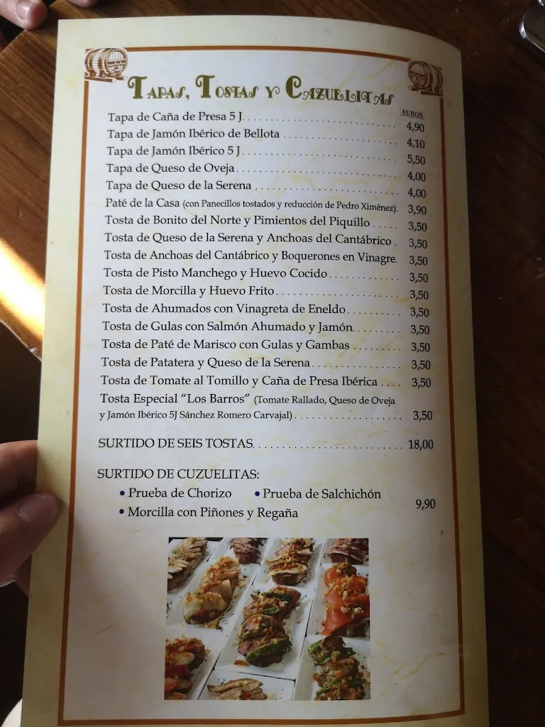 Menu_Mesón LOS BARROS_Don Benito_image_2