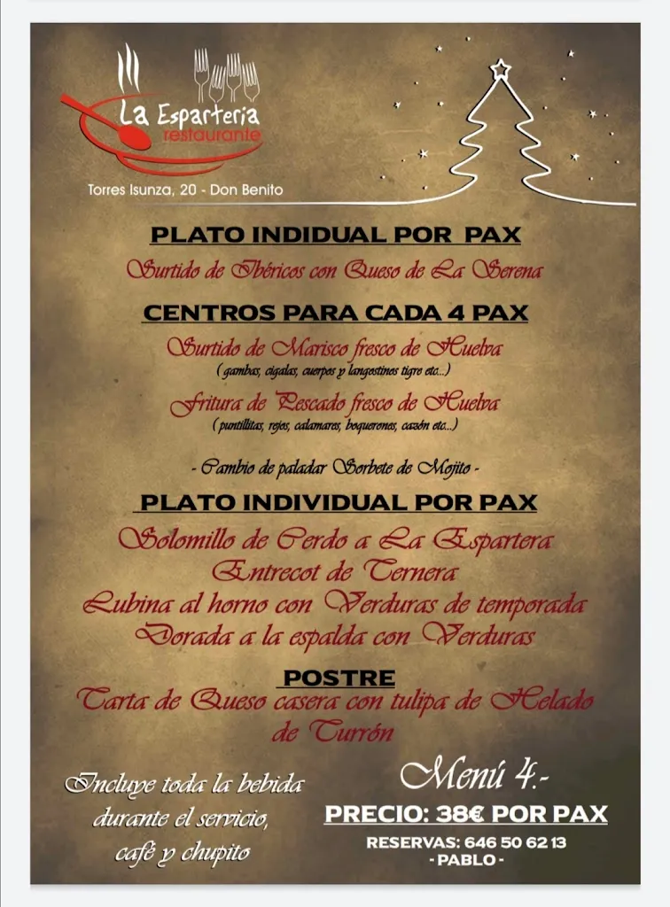 Menu_Espartería Restaurant_Don Benito_image_2
