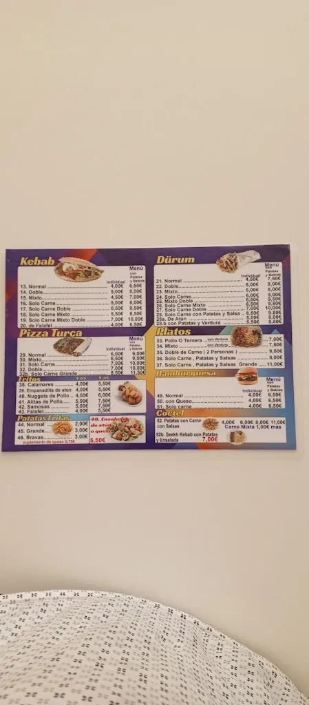 Menu_Moughal Doner Kebab de don Benito_Don Benito_image_2