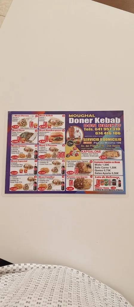 Moughal Doner Kebab de don Benito restaurant in Don Benito
