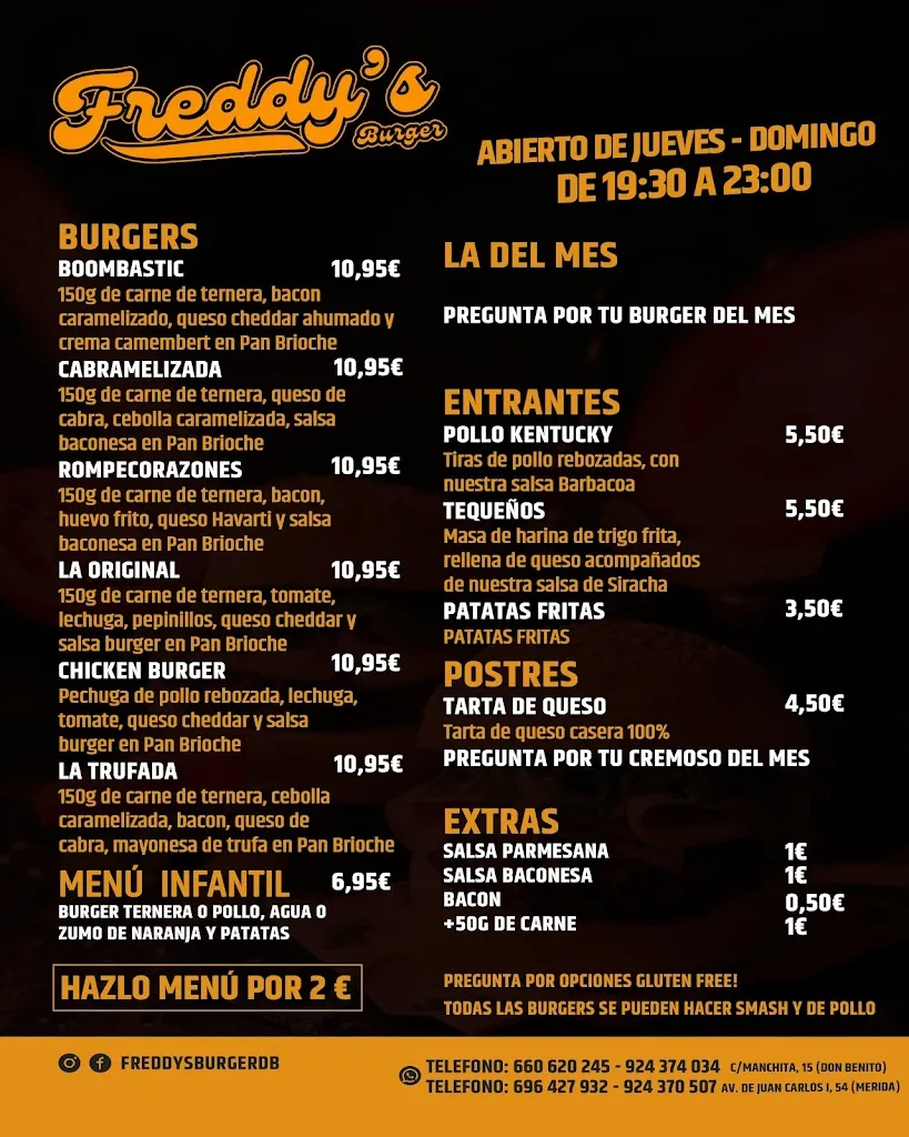 Menu_Freddy´s Burger_Don Benito_image_1