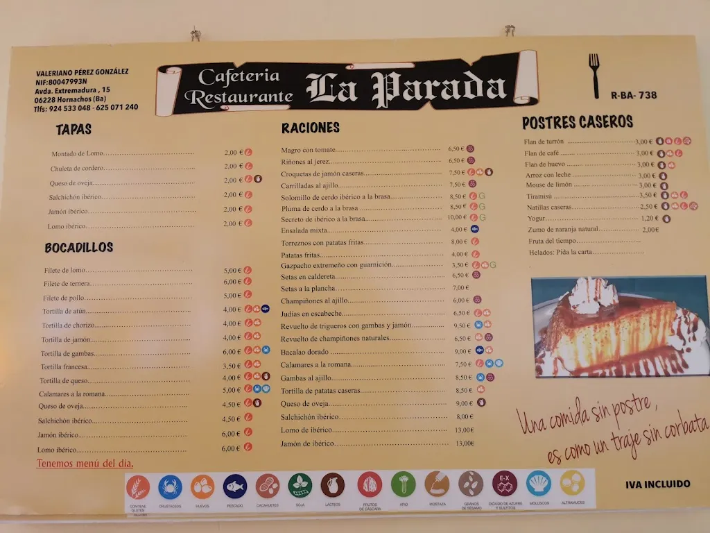 Menu_Restaurante la Parada_Hornachos_image_1