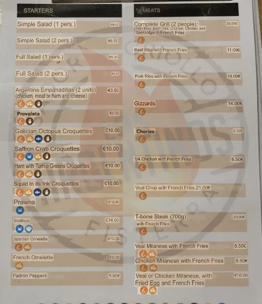 Menu_Asador Criollo Los Argentinos_Fisterra_image_2