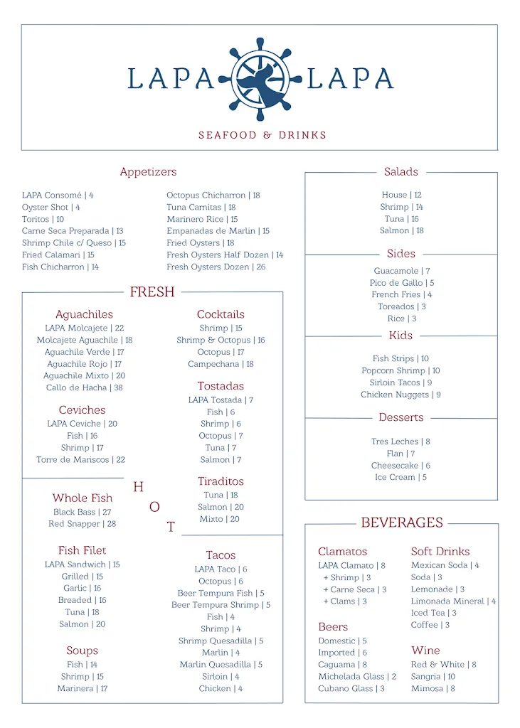 Menu_Lapa Lapa Seafood & Drinks_Lapa La_image_1