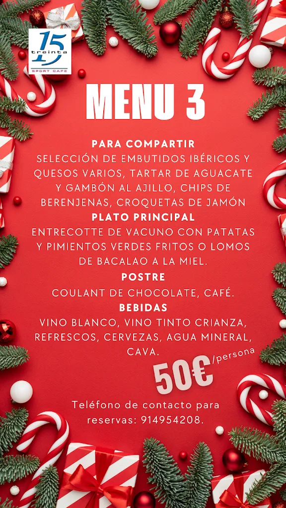 Menu_15treinta Sport Café_Lapa La_immagine_1