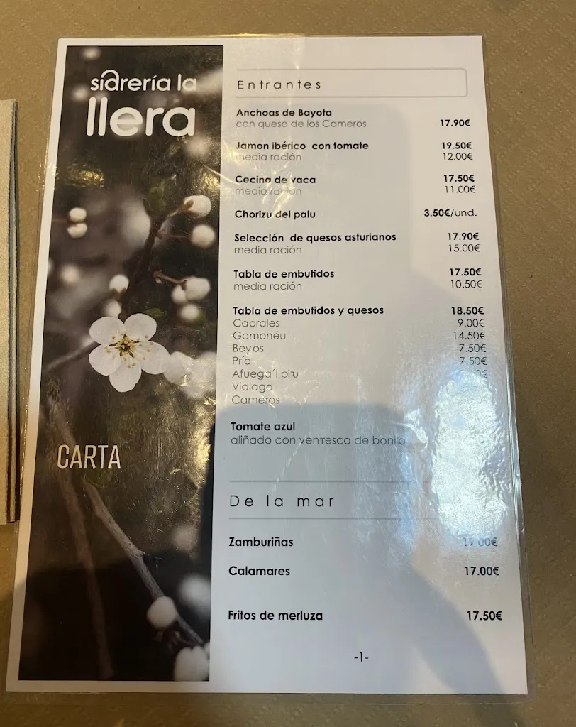 Menu_Sidrería La Llera Arriondas_Llera_image_3
