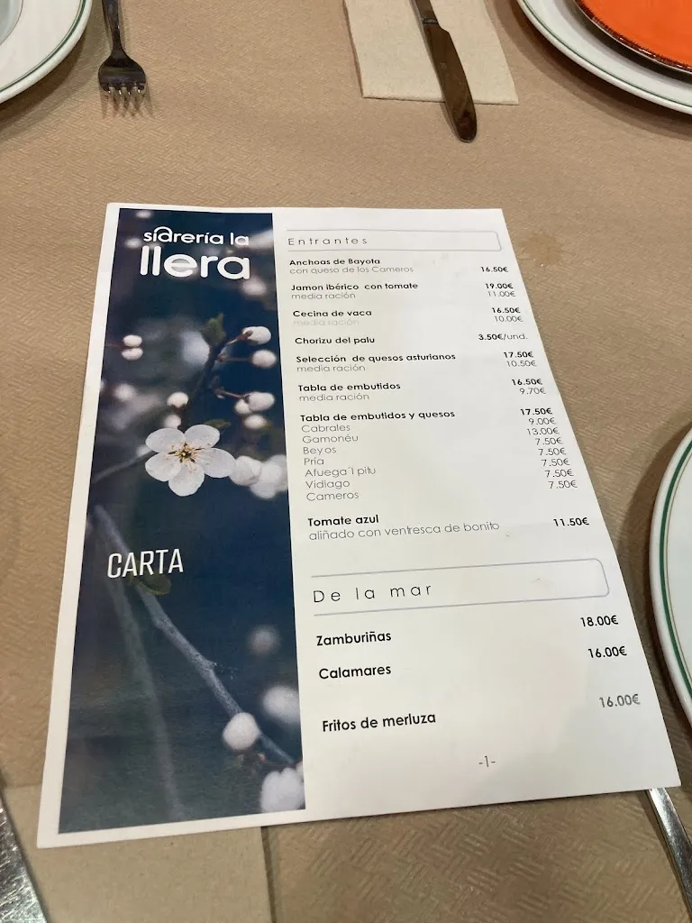Menu_Sidrería La Llera Arriondas_Llera_image_4