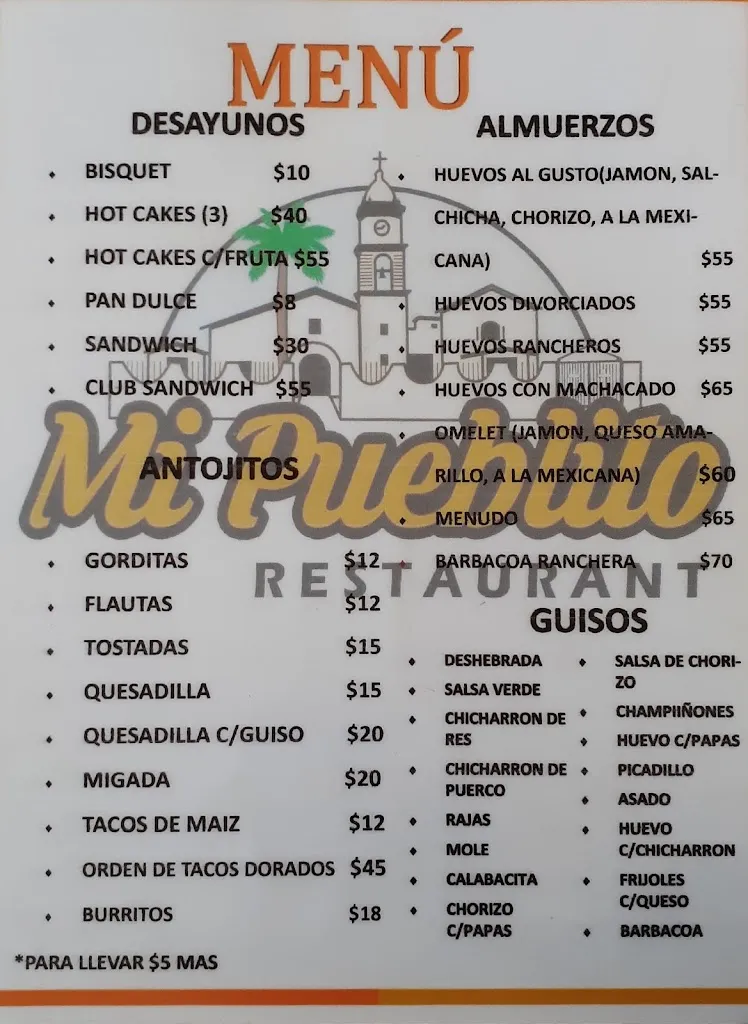 Menu_Restaurante Mi Pueblito_Llera_immagine_4