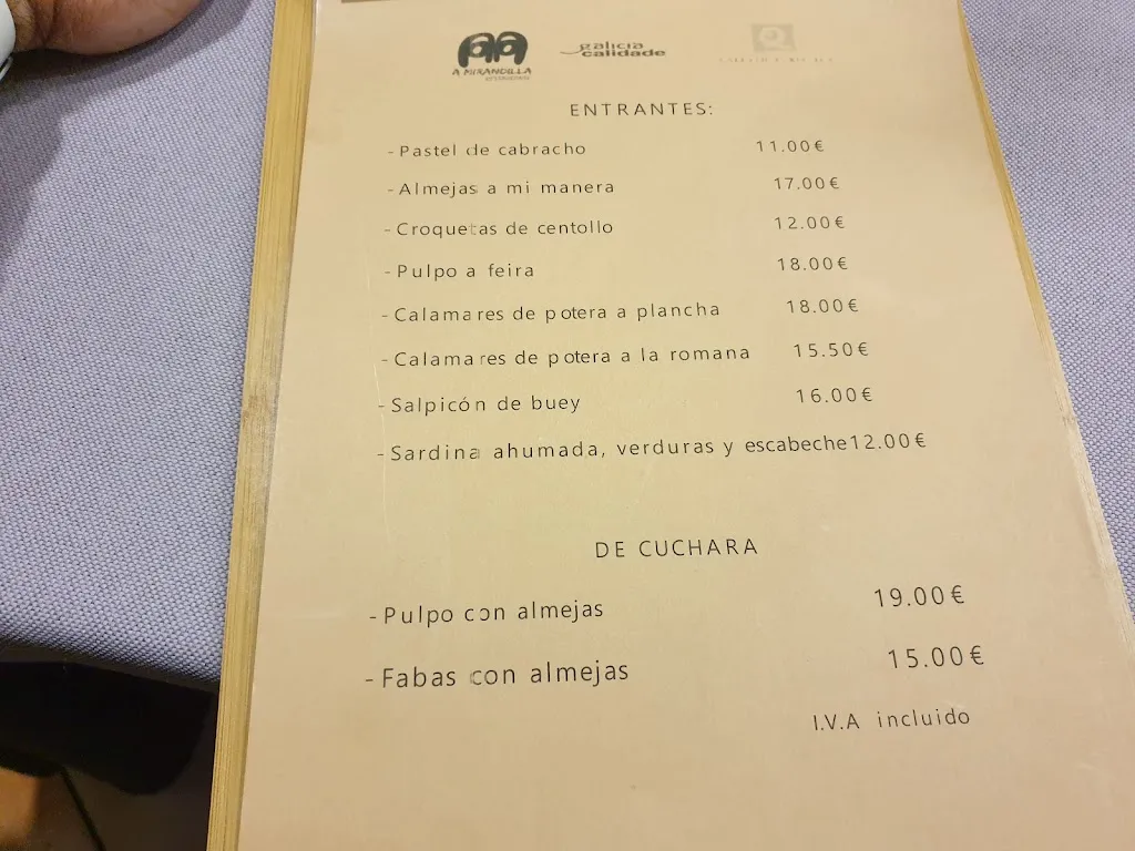 Menu_Restaurante A Mirandilla_Mirandilla_immagine_2