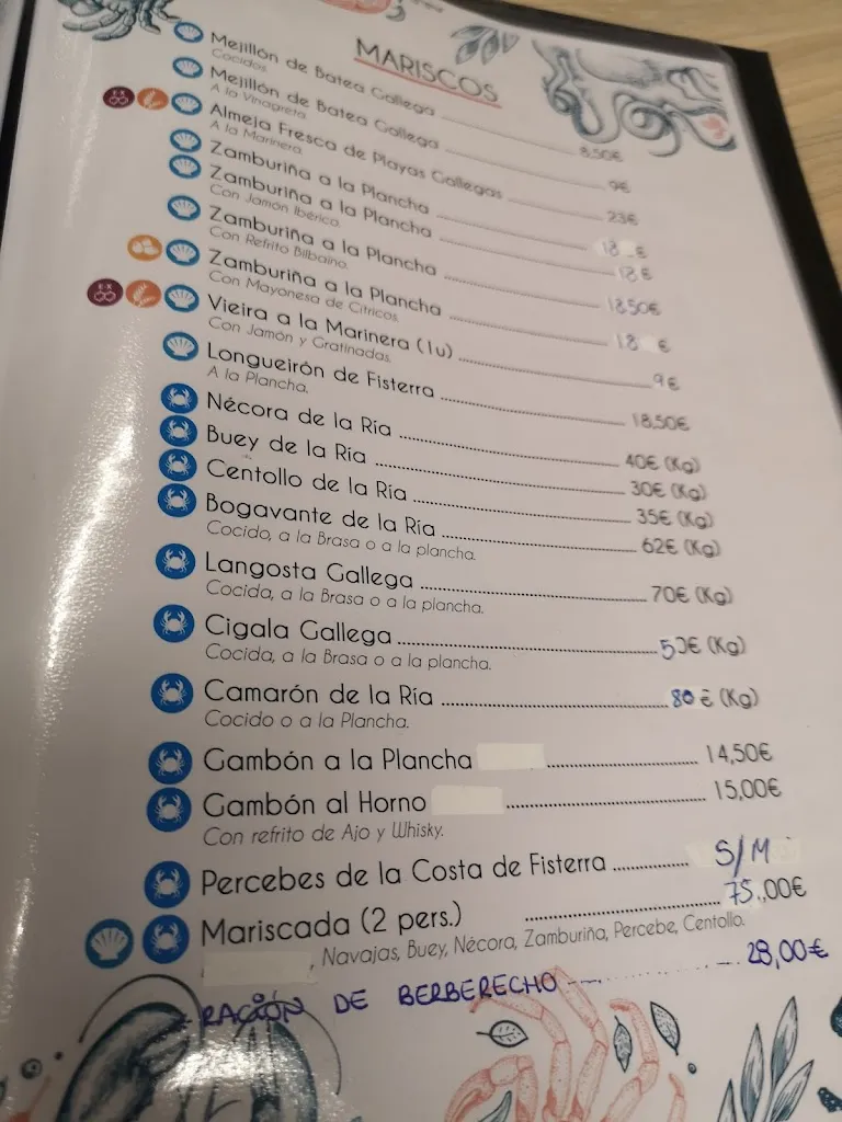 Menü_La Fontana_Fisterra_Bild_4