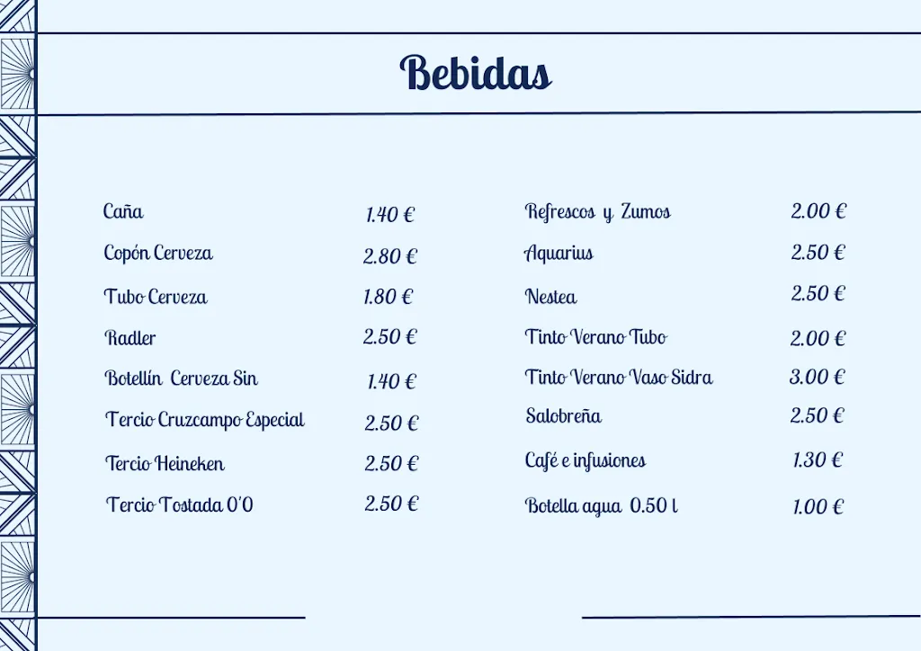 Menu_La Madriguera · Bar & Copas_Montemolín_image_1