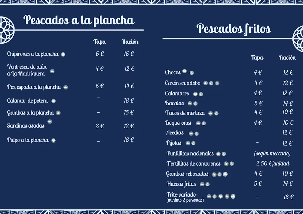 Menu_La Madriguera · Bar & Copas_Montemolín_image_3