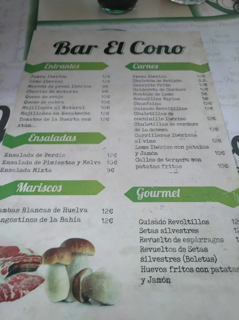 Menü_Bar El Cono_Monesterio_Bild_3