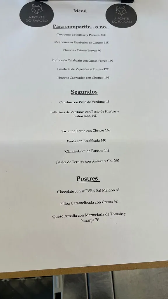 Menu_A Fonte do Raposo_Fisterra_image_2