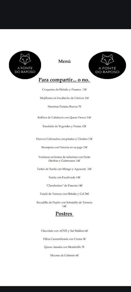 Menu_A Fonte do Raposo_Fisterra_image_3