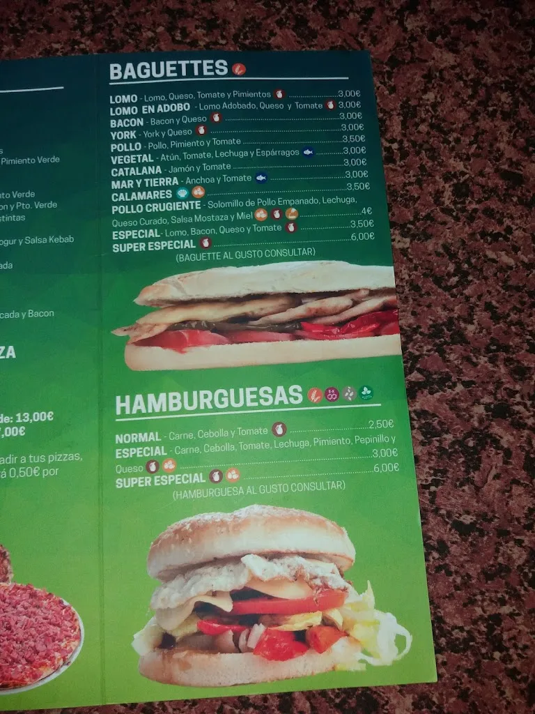 Menu_Restaurante Bocapizza_Navalvillar de Pela_immagine_4