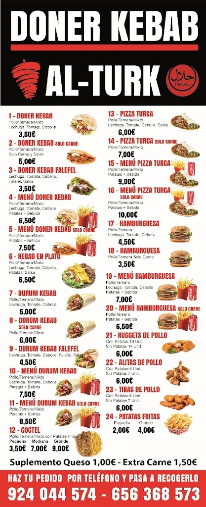 Menu_Doner kebab AL-TURK_Navalvillar de Pela_image_4
