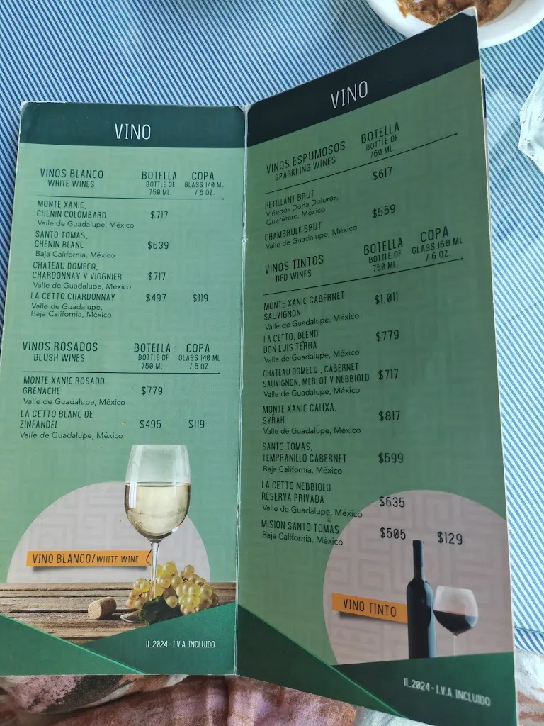 Menu_La Chaya Maya_Mérida_image_4