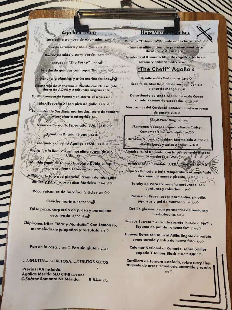 Menu_Agallas Gastro & Food_Mérida_immagine_3