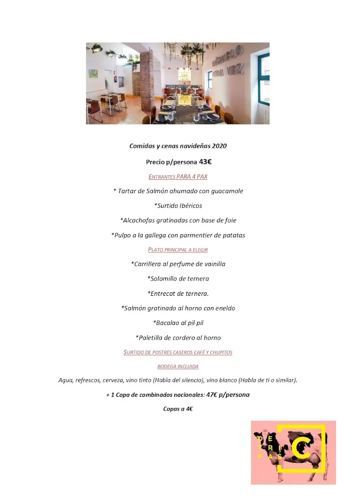 Menu_Restaurante De tripas corazón_Mérida_immagine_4