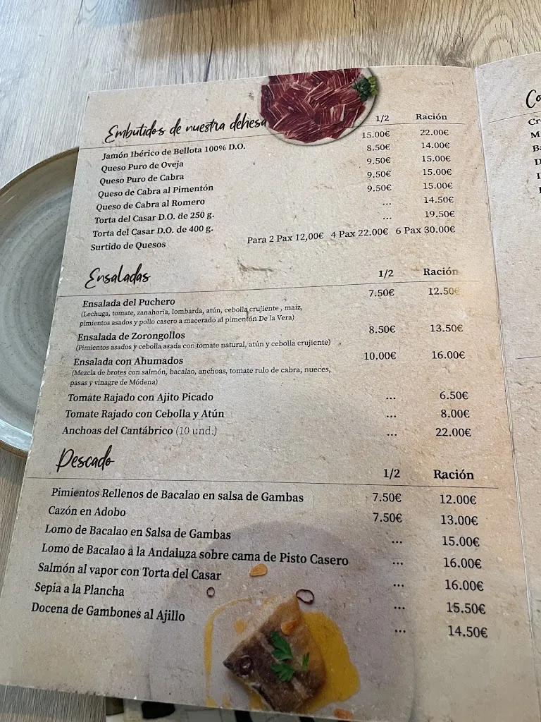 Menü_Restaurante El Puchero de la Nieta_Mérida_Bild_2