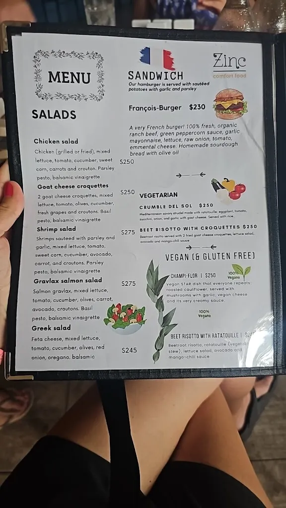 Menu_Zinc Comfort Food_Mérida_image_4