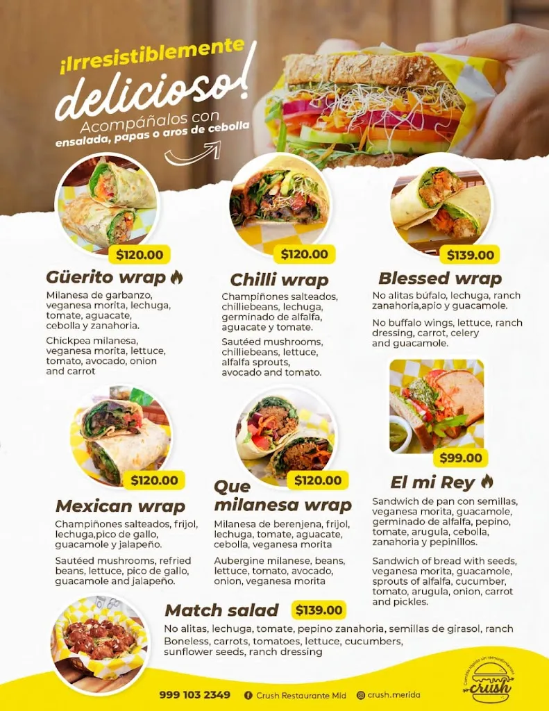 Menu_Crush Restaurant Mérida_Mérida_image_2