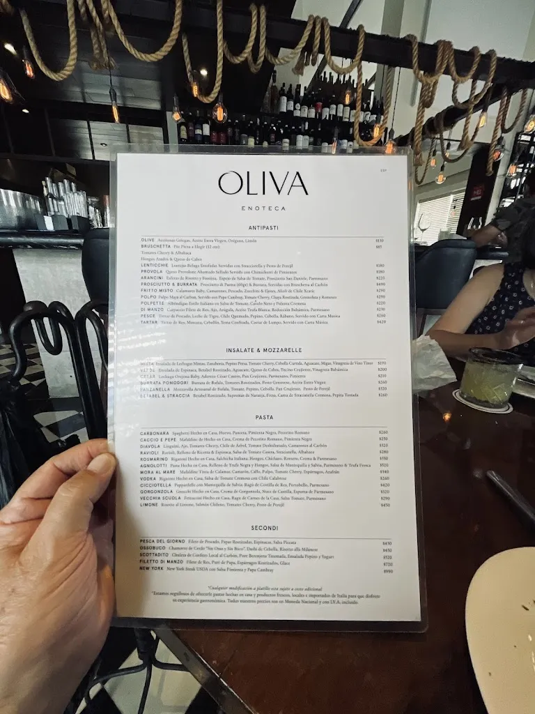 Menu_Oliva Enoteca_Mérida_immagine_3
