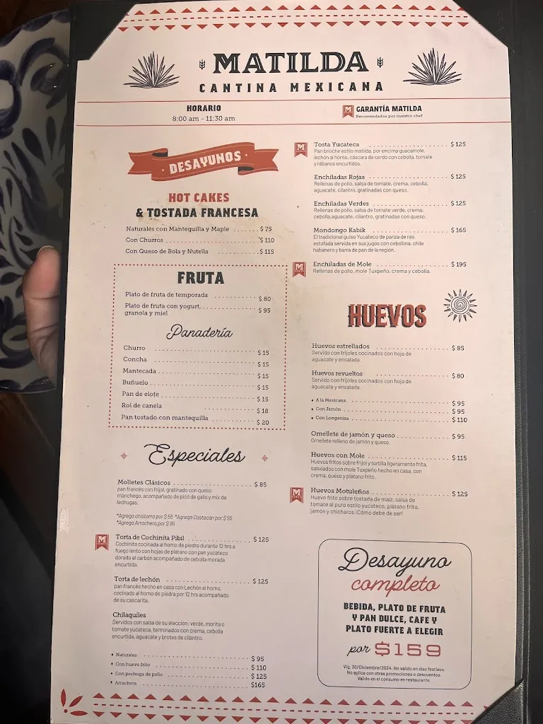 Menu_Matilda Salon Mexicano_Mérida_image_4