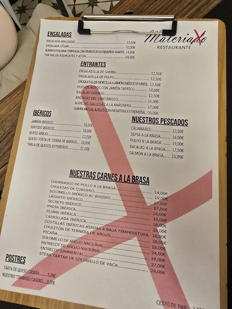 Menu_Malcriao Restaurante | Mérida_Mérida_immagine_1