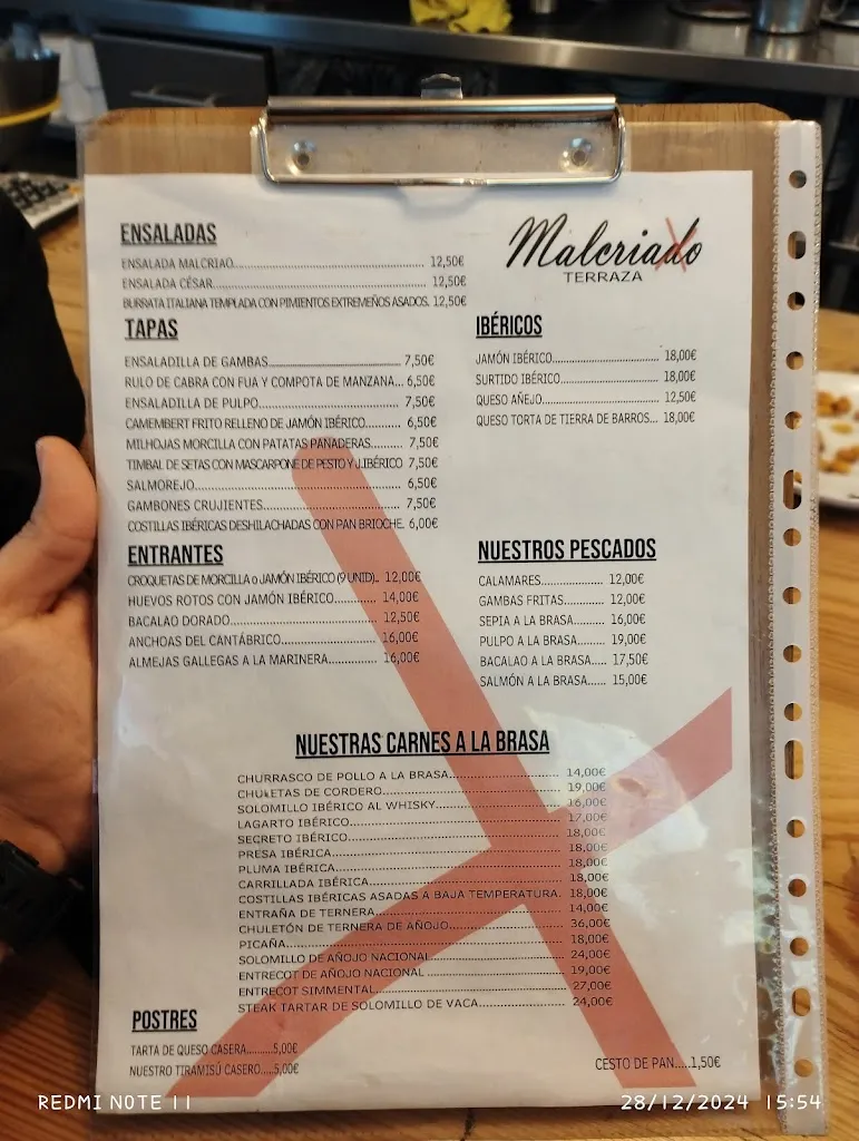 Menu_Malcriao Restaurante | Mérida_Mérida_immagine_2