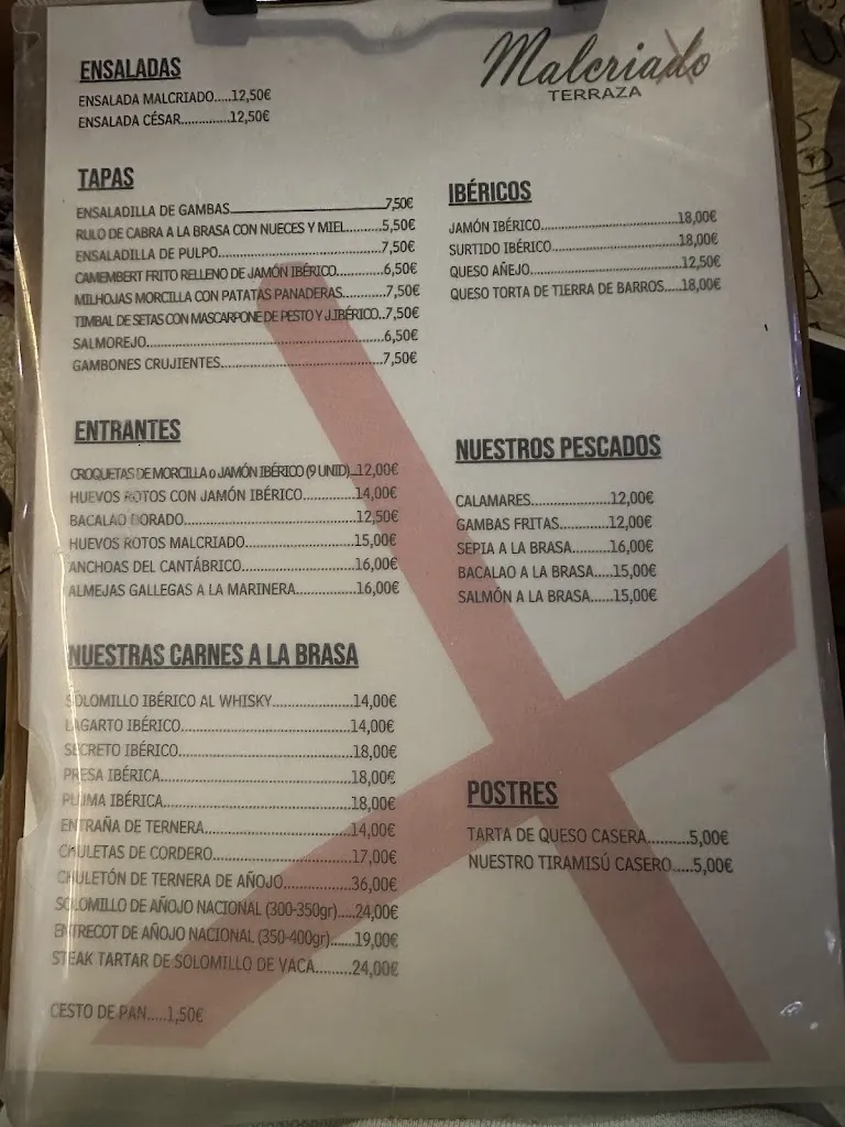Menu_Malcriao Restaurante | Mérida_Mérida_immagine_3