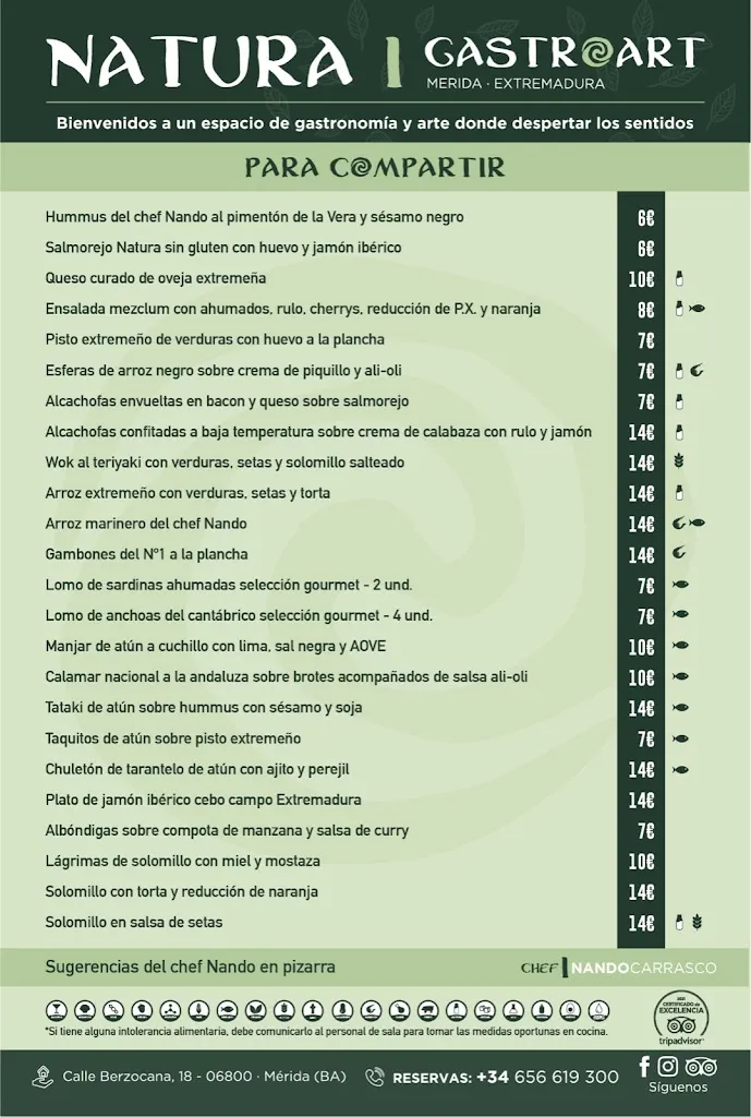 Menu_NATURACHO GastroTapas_Mérida_image_2