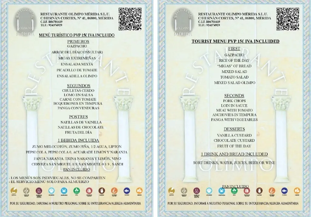 Menu_Restaurante Olimpo_Mérida_image_3