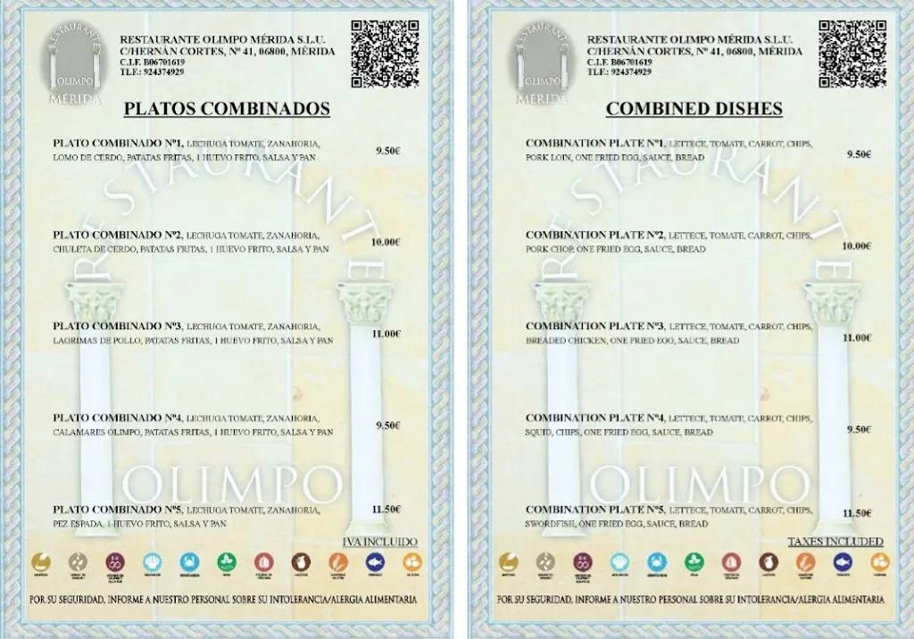 Menu_Restaurante Olimpo_Mérida_image_4