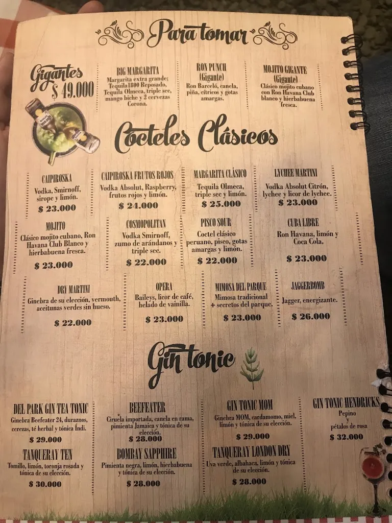 Menu_37 Park Medellín | Restaurante Bar_Medellín_image_4