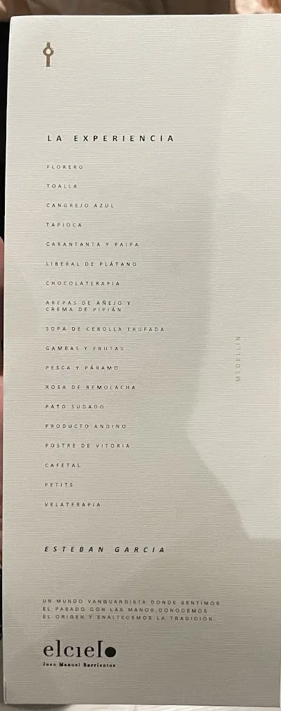 Menu_Elcielo Medellín Restaurant_Medellín_image_3