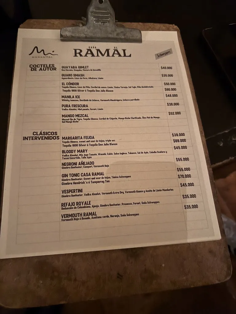 Menu_Casa El Ramal_Medellín_image_4