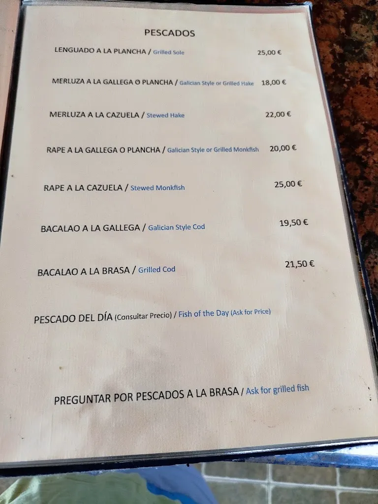 Menu_Restaurante Asador San Roque, en Fisterra_Fisterra_immagine_4