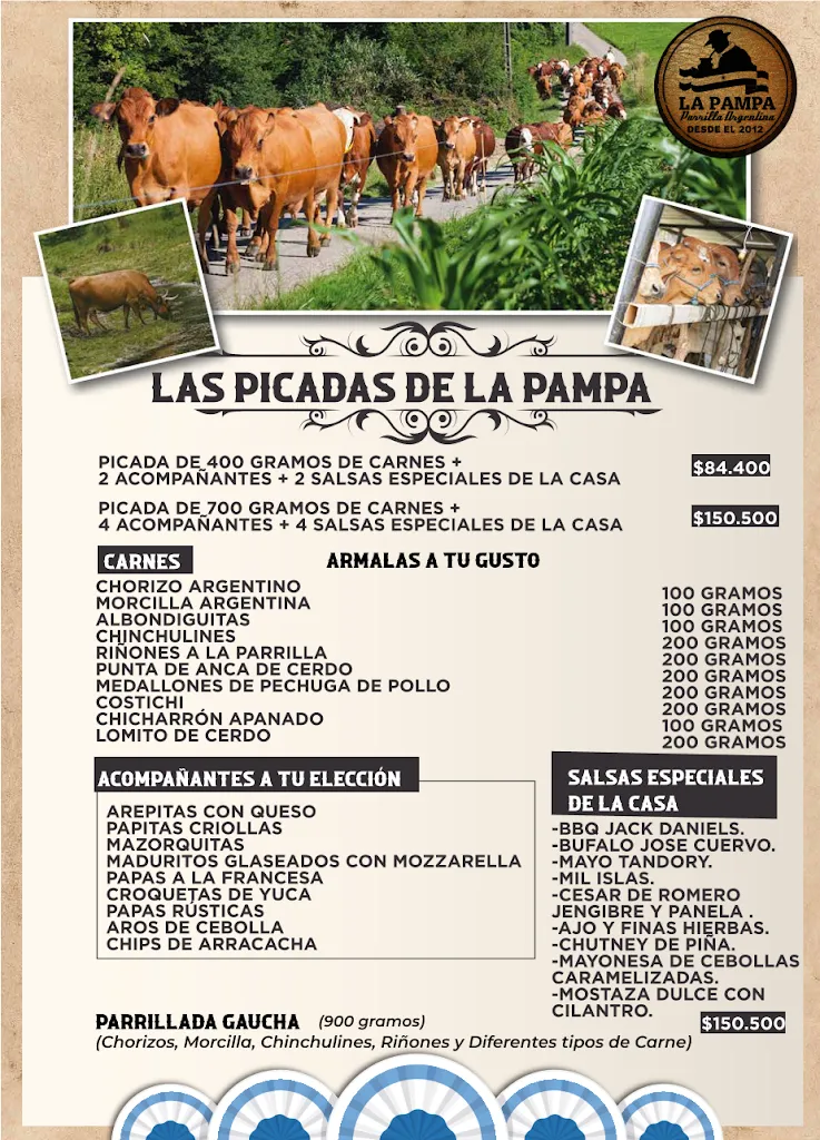 Menü_La Pampa_Medellín_Bild_1