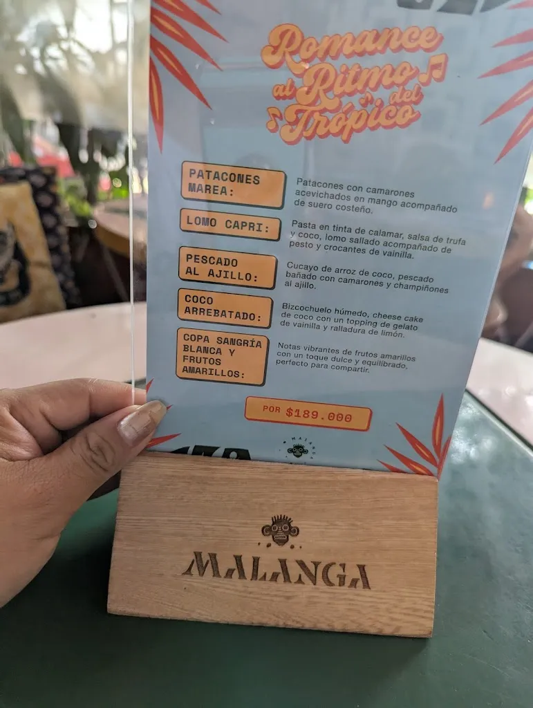 Menu_Malanga del trópico Laureles l Medellín_Medellín_image_3