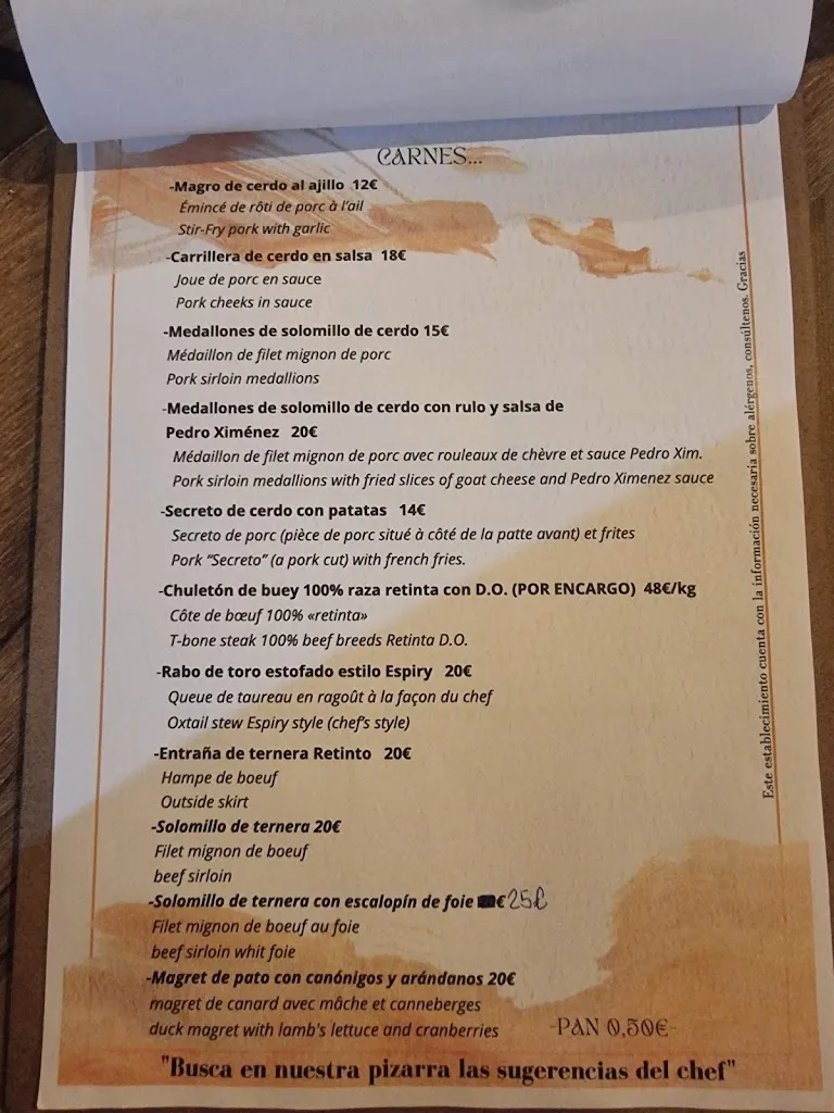 Menu_La Viruta_Orellana la Vieja_image_3