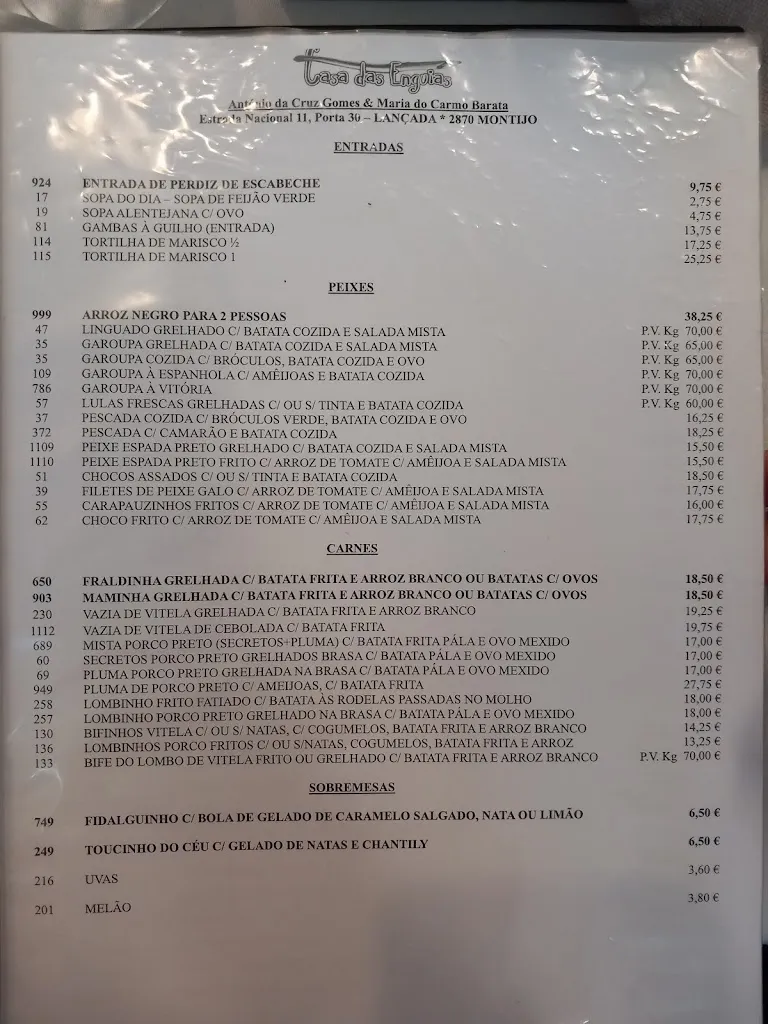 Menu_Casa das Enguias_Montijo_immagine_1