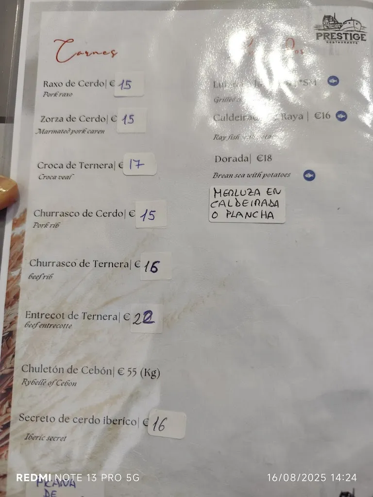 Menü_O Prestige_Fisterra_Bild_2