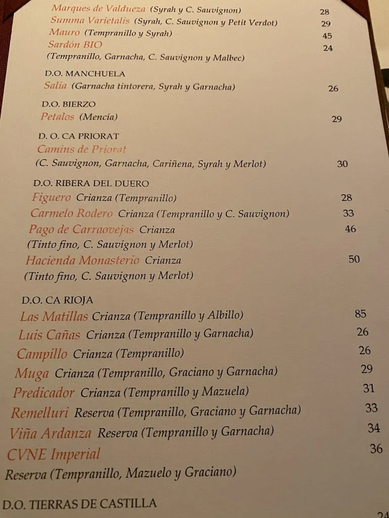 Menu_Restaurante La Parra Madrid_Parra La_immagine_1