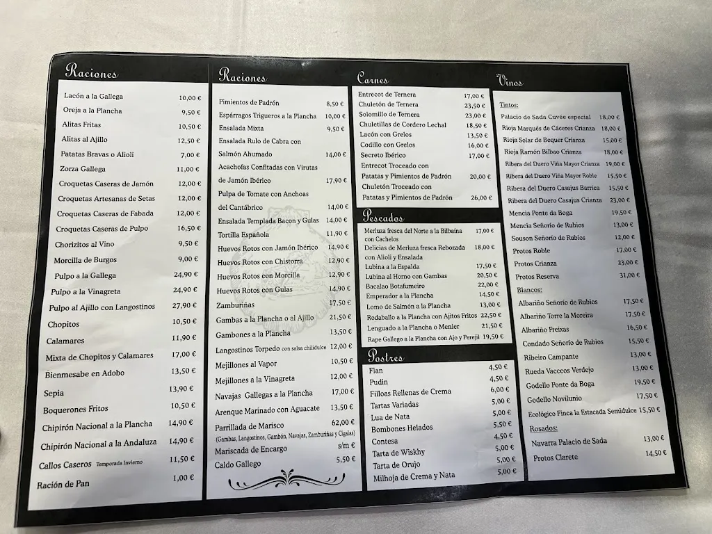 Menu_Pulpería Botafumeiro_Parra La_immagine_1